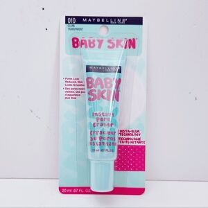 ⭐4/$15 Maybelline Baby Skin Instant Pore Eraser Primer Clear